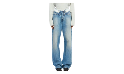 5-Pocket Straight Leg Jeans WMNS "Light Blue" S52LA0271 M30058 965