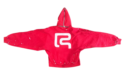 Radical Paper Rose Zip Hoodie "Meta Red" RDCL HD64 META