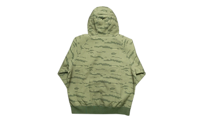 WINDSTOPPER Zip Up Hooded Sweatshirt "FW21 - Olive Grid Camo" SU27131