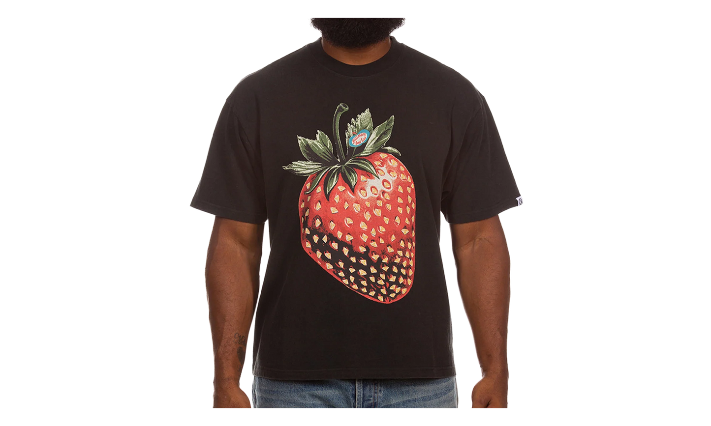 Diamond Berry SS Knit Boxy Tee "Black" 861-1316