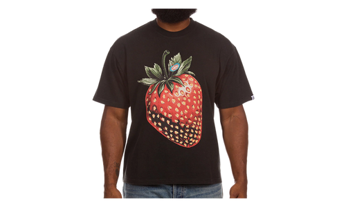 Diamond Berry SS Knit Boxy Tee "Black" 861-1316