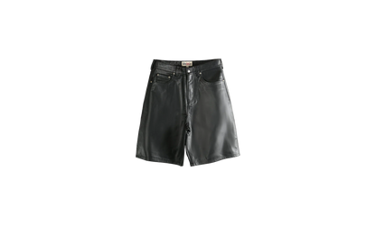 Big Ol Leather Shorts "BLAC BLACK" 112315 BLAC