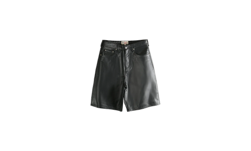 Big Ol Leather Shorts "BLAC BLACK" 112315 BLAC