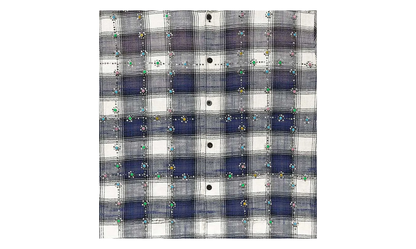 Vale Forever Sky Gems Flannel "'Navy'" VAL19