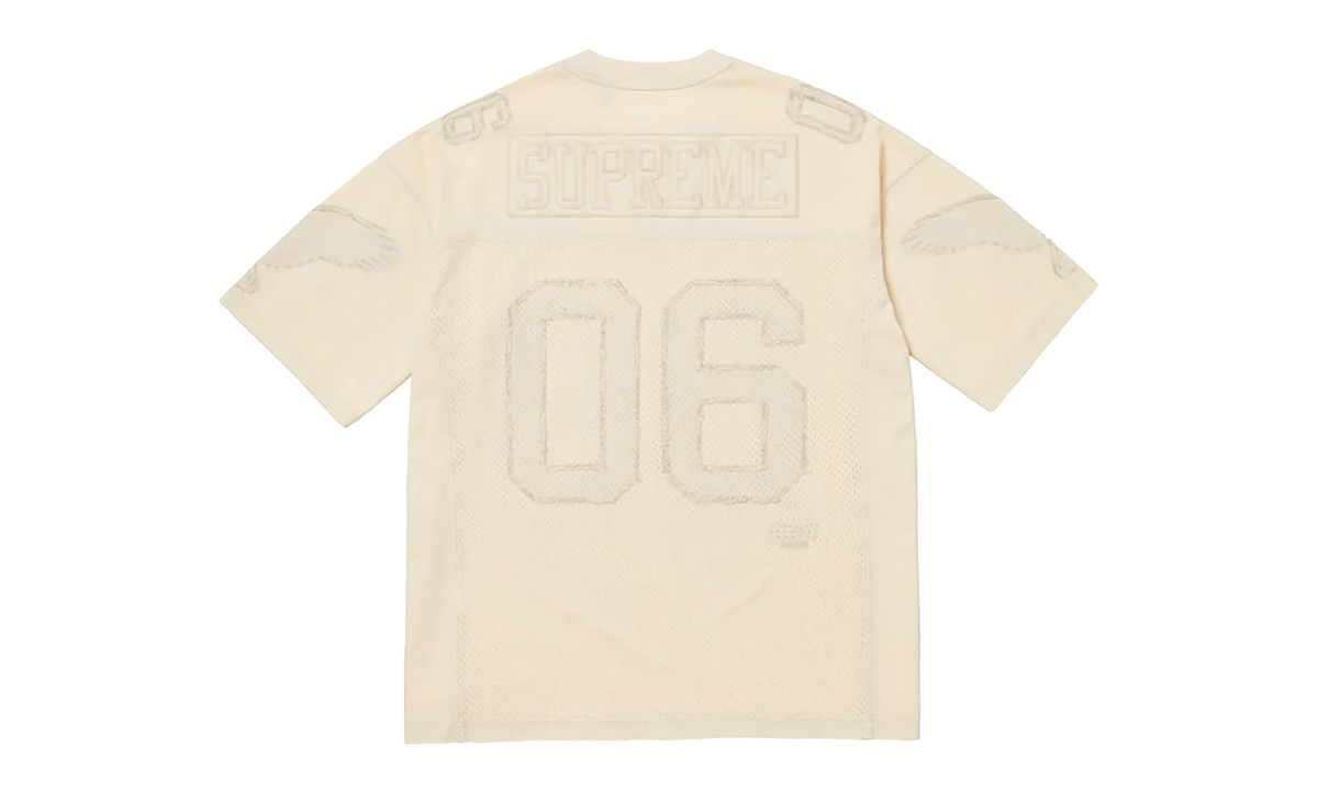 MM6 Maison Margiela Cotton Football Jersey "SS26 - Beige" SU27177