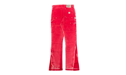 LA Flare Carpenter Pants Paint Splatter "Red Multi" GDPSLFJR
