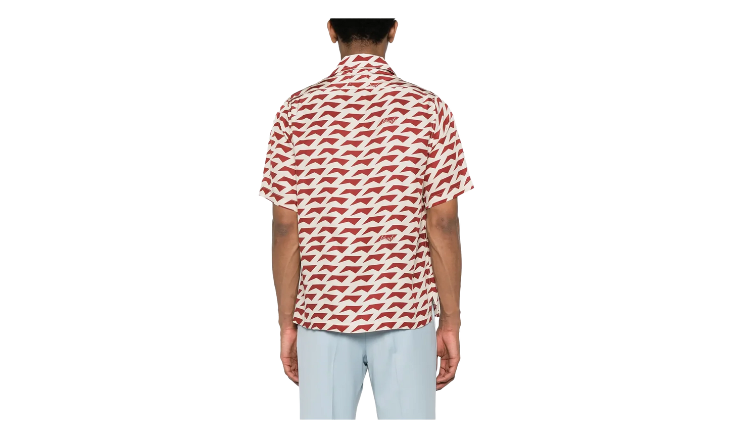 Dolce Vita Silk Shirt "Red / Cream" RHPS24SR07174307 RCR