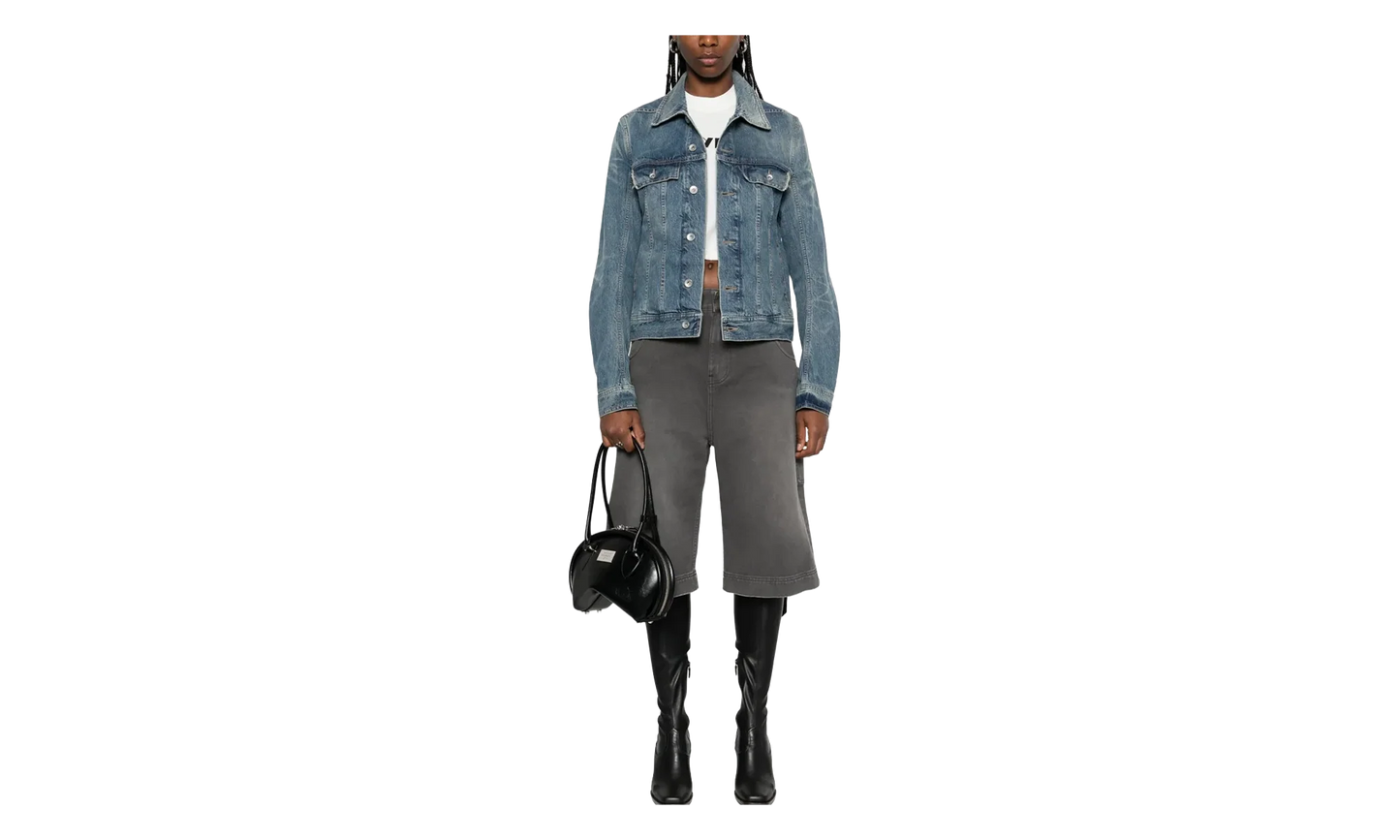 Giacca Denim Trucker Jacket WMNS "Washed Indigo" DS01E3701 DWB 06