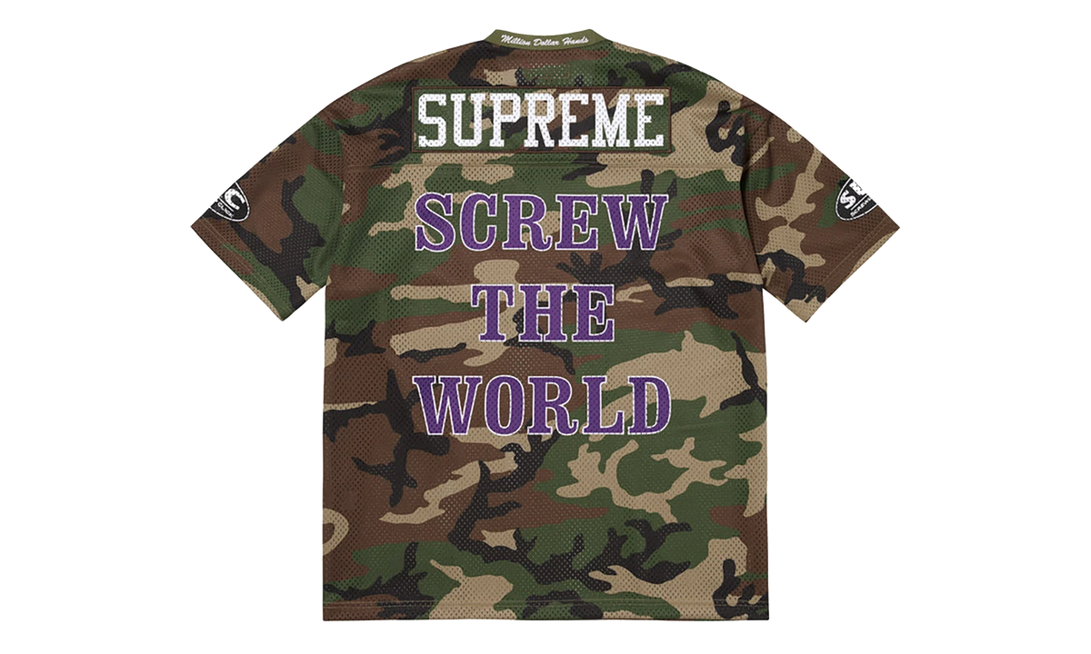 DJ Screw Football Jersey "SS26 - Woodland Camo" SU27358
