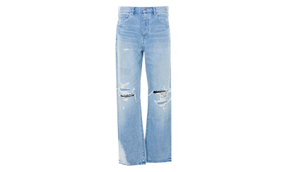 Repair Knee Blowout Jeans "Light Indigo" P011 GDBT226