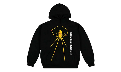 Cactus Plant Flea Market Smiley Spider Hoodie "ComplexCon - Black" CPFM28