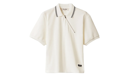 Polo Piquet Jersey WMNS "White" MJNA03 S OOO 18ZW F0009