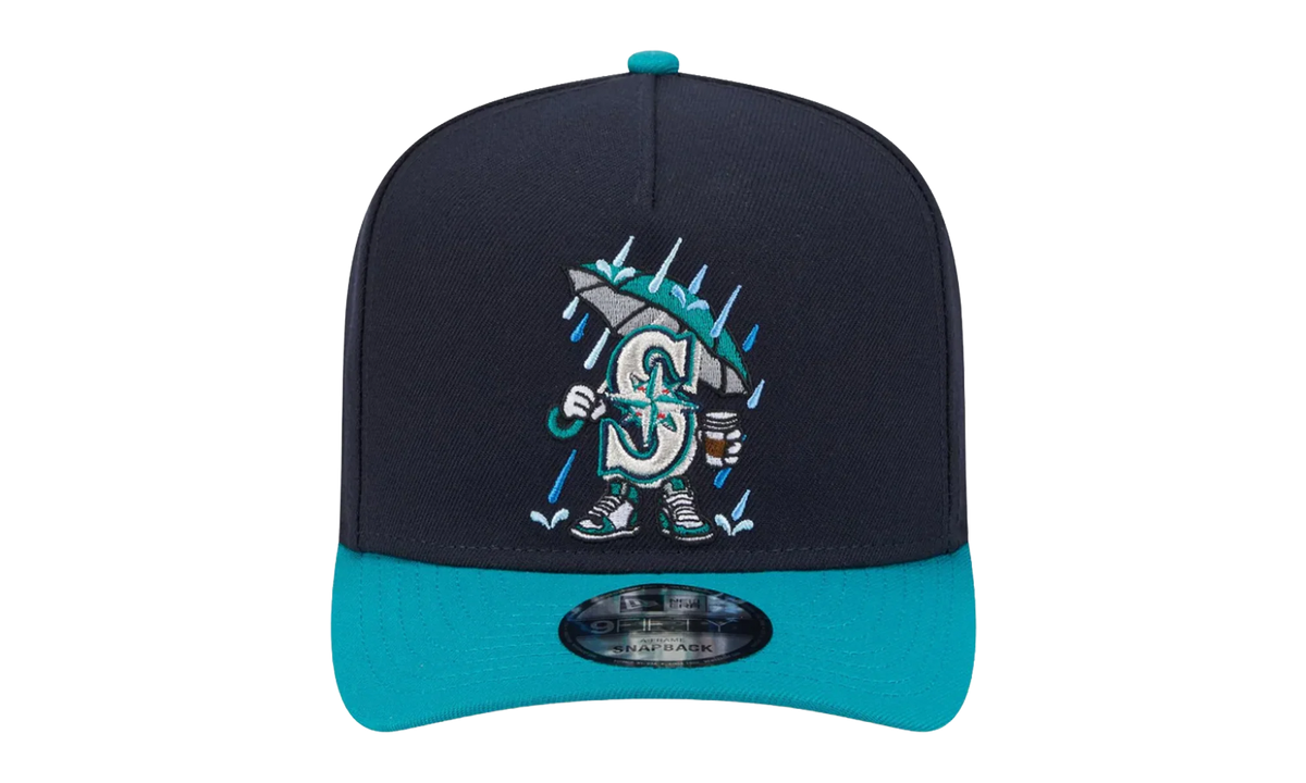 9FIFTY Seattle Mariners Cartoon A Frame Snapback Hat "Navy / Blue" NE378