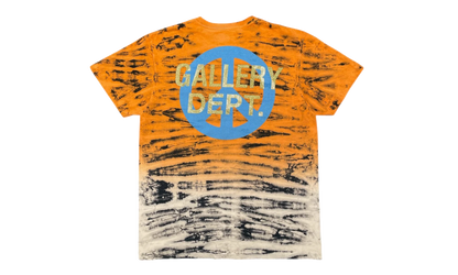 Miami Beach Logo Short Sleeve Tee Shirt "Tie Dye Orange Multi" GDMSBESSTSOB