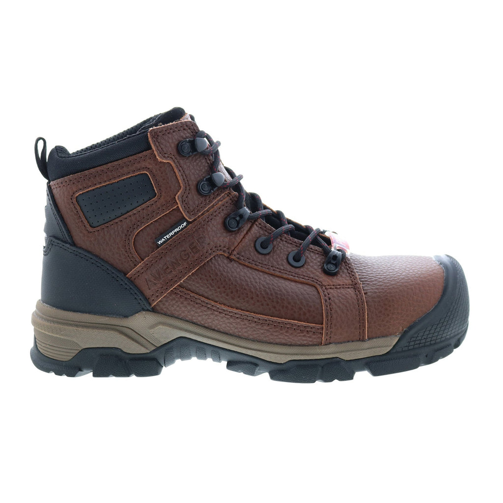 Avenger Ripsaw Carbon Toe Waterproof Mens Brown Work & Safety Boots