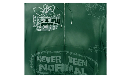 Destroyer Zip Up Hoodie "Green" RET008