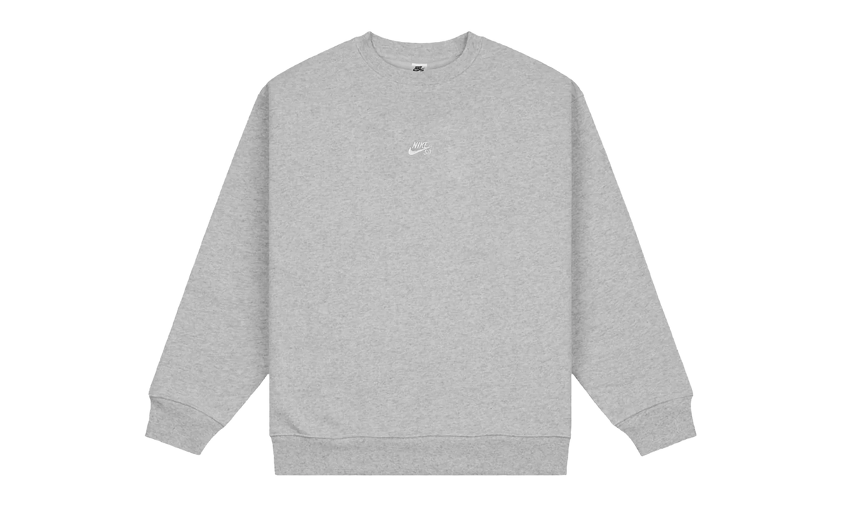 SB Fleece Skate Crewneck Sweatshirt "Dark Grey Heather / White" FV7353 063