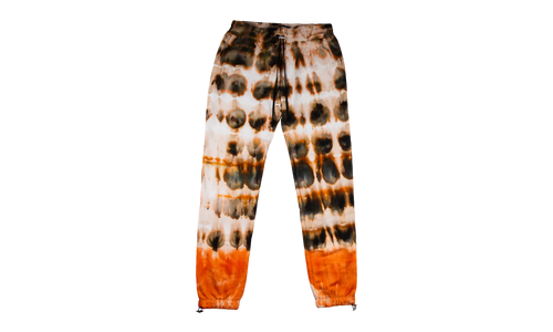 Tie Dye Sweatpants "Orange / Brown" PS22MJS010 665