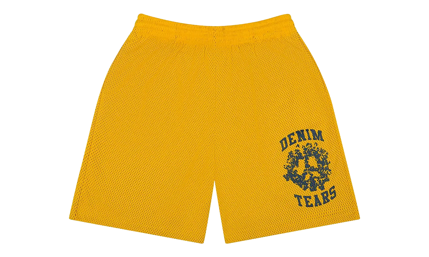 Denim University Mesh Shorts "Yellow" DT382