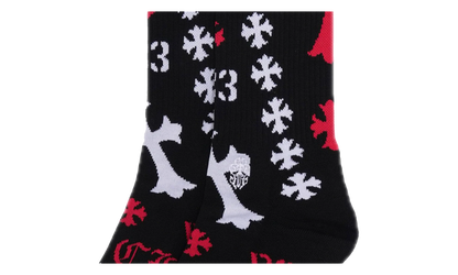 Stencil Socks "Black" CHRM1134