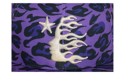 Cheetah Print Snapback "Purple" HSR250