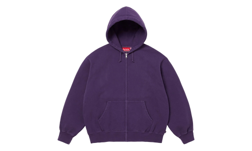 Cut Out Zip Up Hoodie "Dark Purple" SU27263