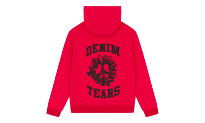 Denim University Zip Hoodie "Red" DT379