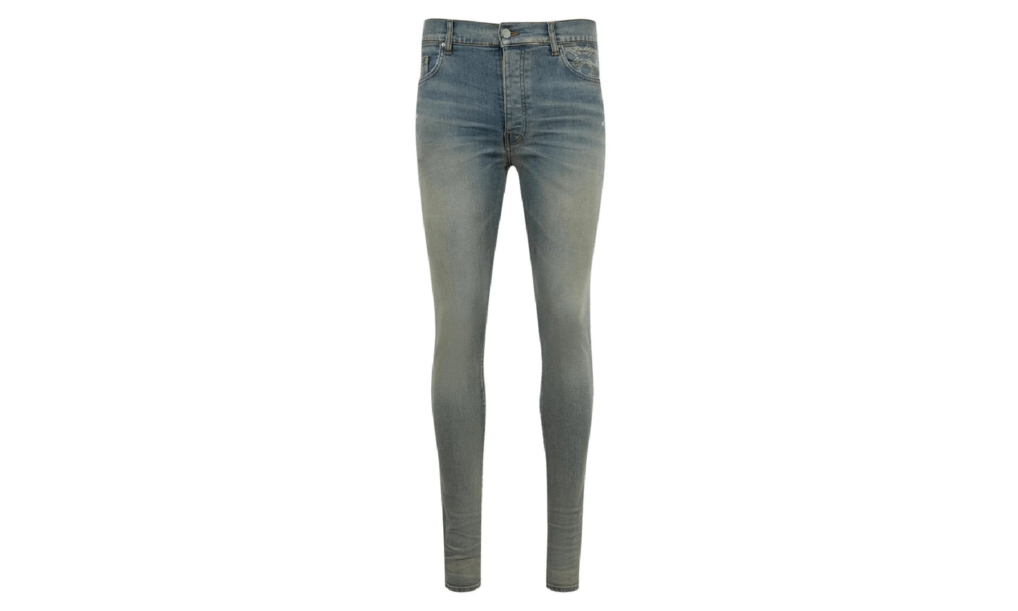 Quad Contrast Jeans "Antique Indigo" AMDNSY108