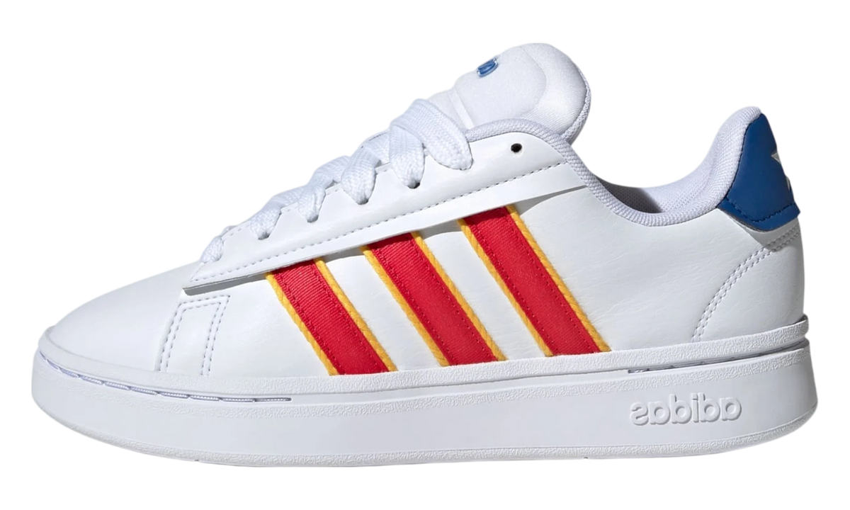 Grand Court Alpha 00s WMNS "Cloud White Pure Ruby Royal Blue" JQ0027