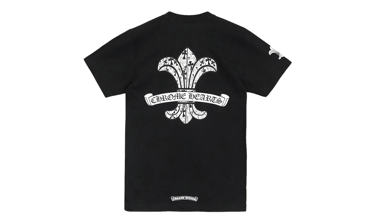 Fleur Scroll Logo Tee "Black" CHRM0763