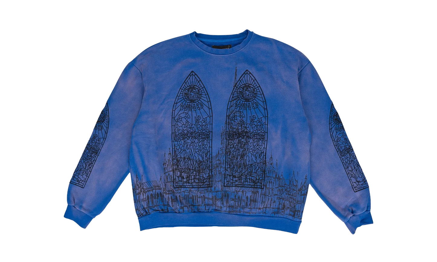 Cathedral Pullover Sweater "Blue" 1110060010FW24