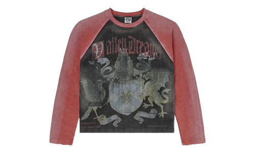 CREST THERMAL SWEATSHIRT "Red / Black" VAL106