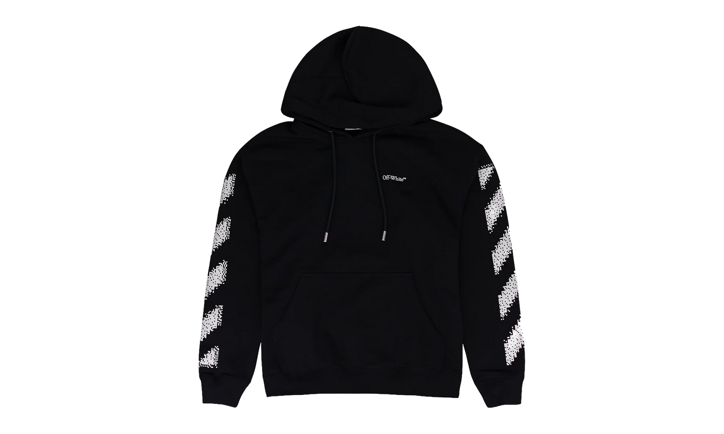 Pixel Diag Skate Hoodie "Black" OFW-MHDS-0213