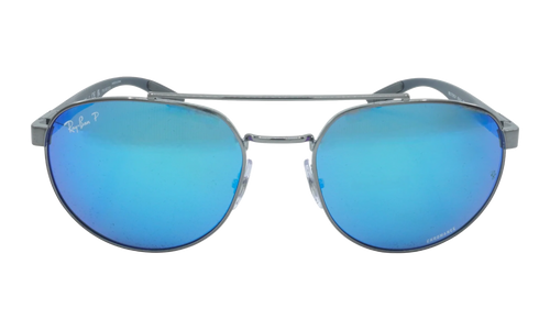 Irregular Polarized Sunglasses "Gunmetal" RB3736CH-004-A1_56
