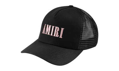 CORE LOGO TRUCKER HAT "Black / peach" MAH002 995