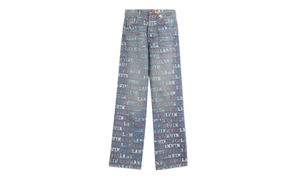 PRINTED REGULAR TROUSERS "Blue Denim" RM TR0051 D082 P24 22