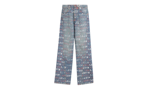 PRINTED REGULAR TROUSERS "Blue Denim" RM TR0051 D082 P24 22