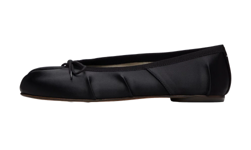 Satin Tabi Ballerina "Black" S58WZ0155P7551T8013