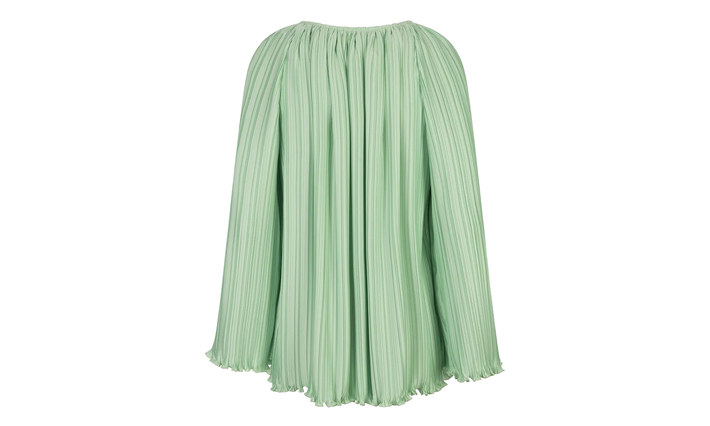 PLEATED LONG SLEEVE BLOUSE "ACQUA" RW TO0001 5944 E24 26