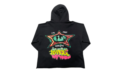 King Phade X Mike Tyson Hoodie "Black / Multicolor" BAR09