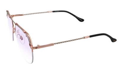 Blanco Half Rim 24KT Two-Tone "Rose / White Gold / Purple Gradient Photochromatic" HRBA2 0009 2D3