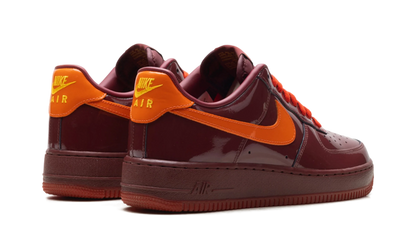 Air Force 1 Low "Patent Leather Dark Team Red Safety Orange" IO4489 601