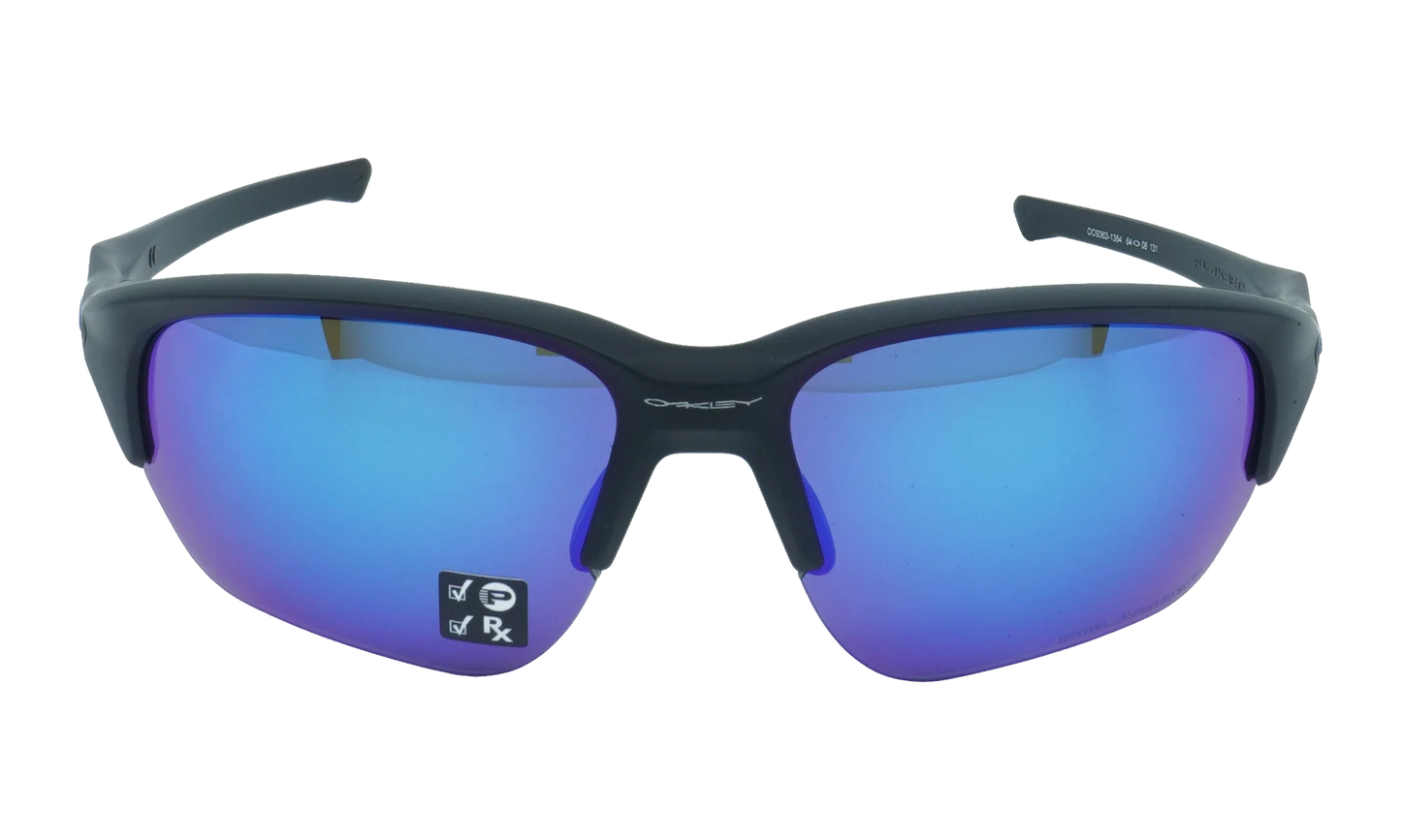 Flak Beta Polarized Sunglasses "Matte Black / Sapphire Iridium Polarized" OO9363 13