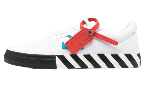 Low Vulcanized Canvas "White / Blue" OMIA085S23FAB0010145