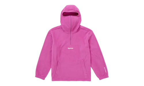 Polartec Face Mask Half Zip Hooded Sweatshirt "Polartec Pink" SU26862