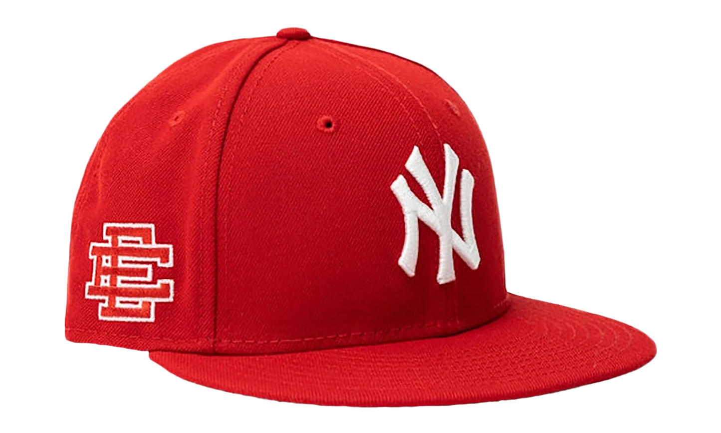 59FIFTY MLB SS22 NY YANKEES FITTED HAT "ERIC EMANUEL - Scarlet Red" EE432