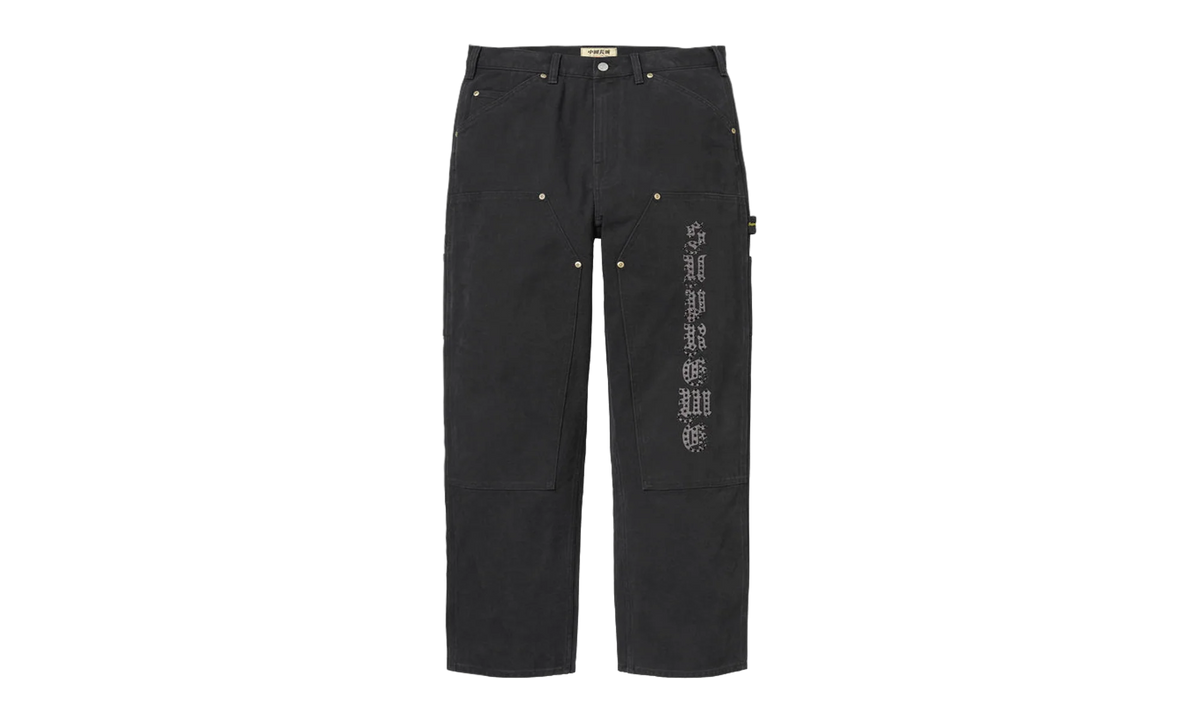 The Great China Wall Double Knee Painter Pant "SS26 - Black" SU27519