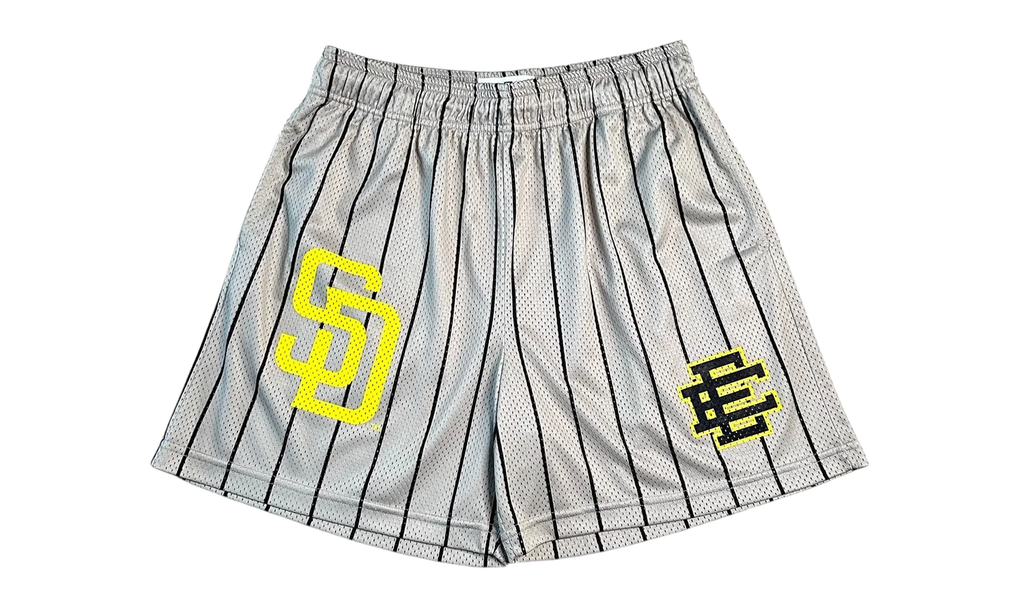 EE Basic Shorts "San Diego Padres - Grey / Black / Yellow" EE161