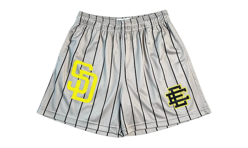EE Basic Shorts "San Diego Padres - Grey / Black / Yellow" EE161