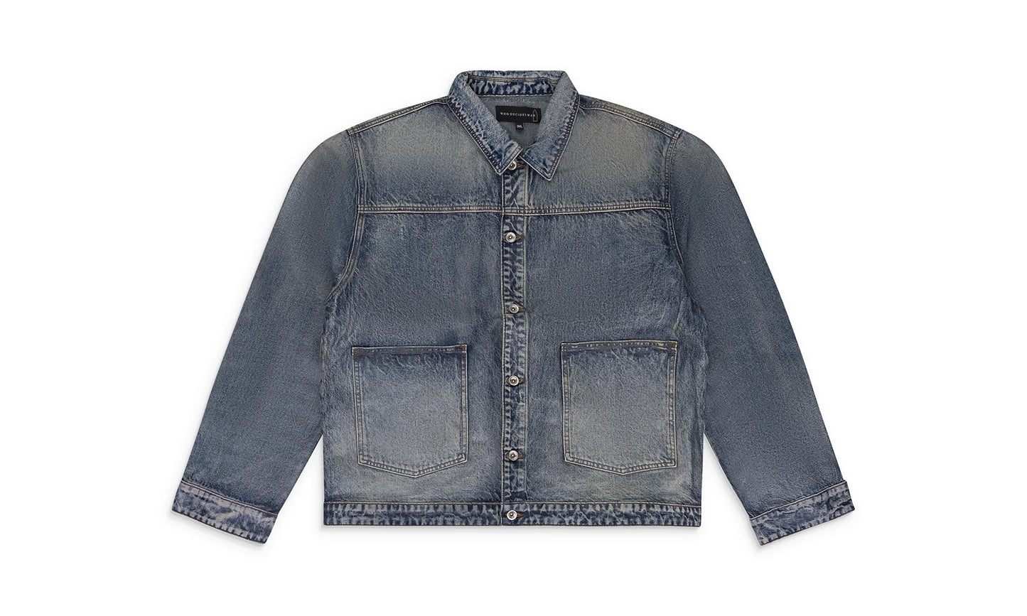 FUROR WAXED DENIM JACKET "Indigo" WDWMOTW 0013